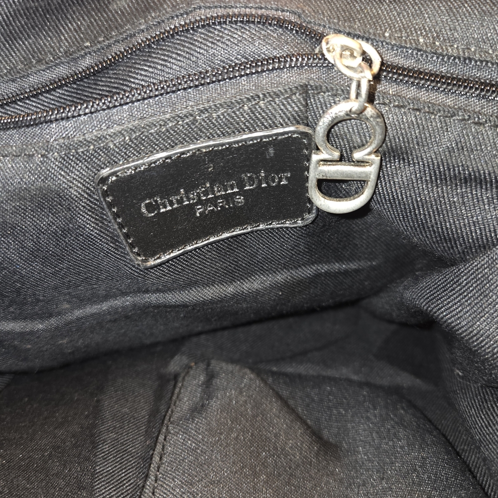 Christian Dior Vintage Monogram Canvas Tote Y2K | Handle Strap Needs Repair - Picture 3 of 9